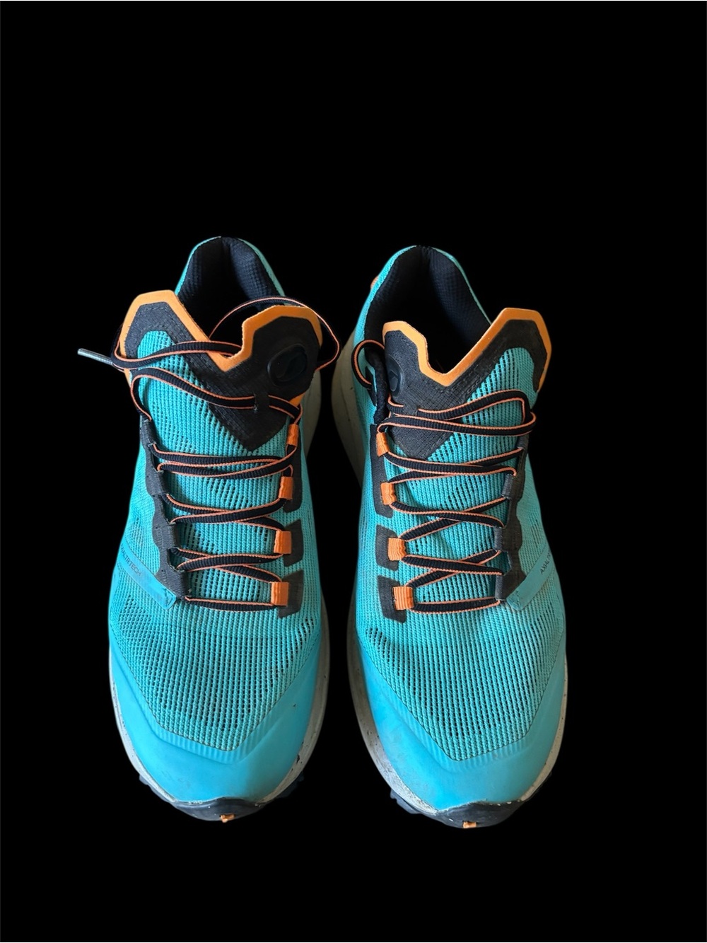 Scarpa Teal and Orange Unisex Hiking sneakers